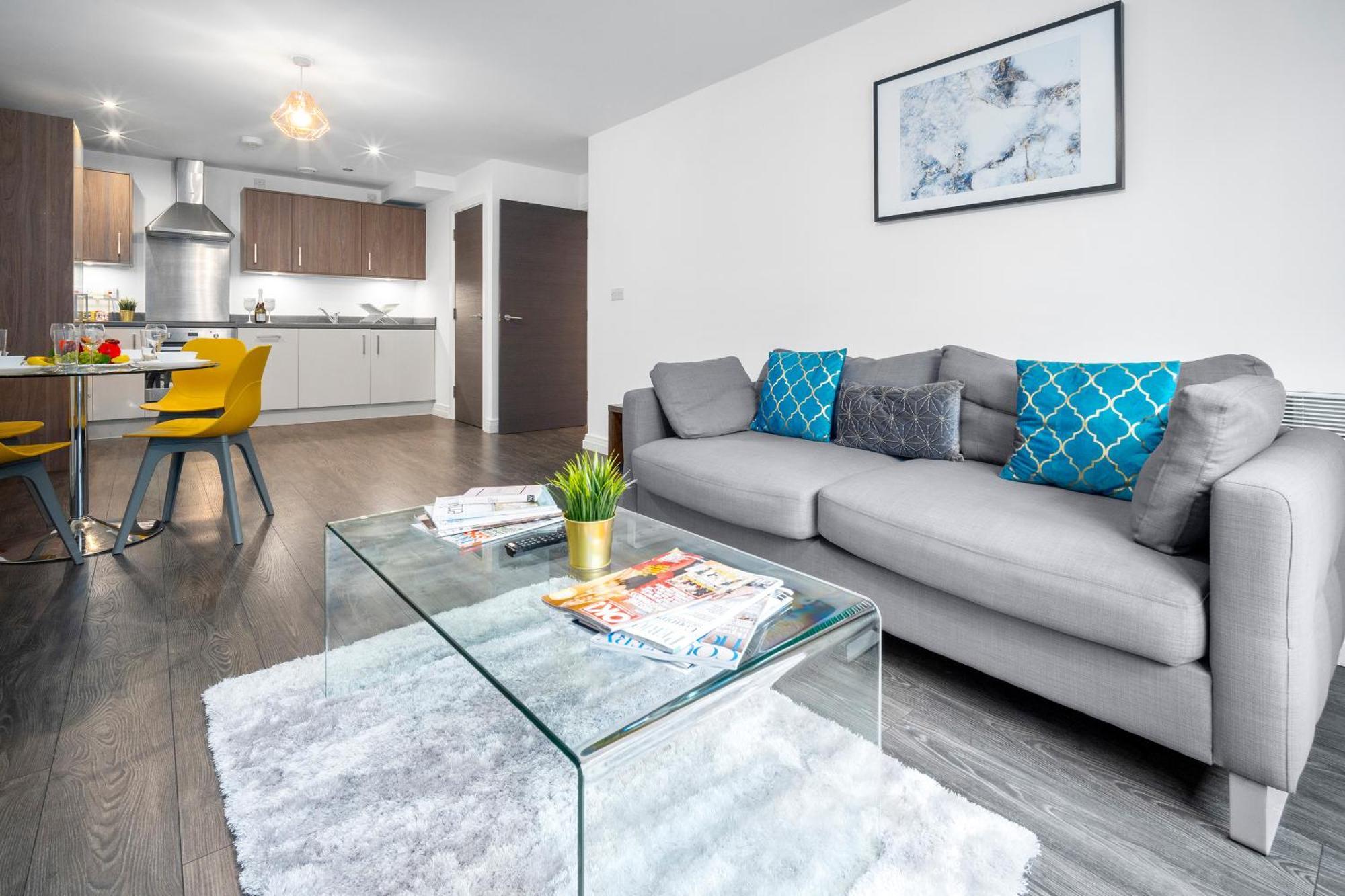 New Luxe Apartment - Secure Parking - Birmingham City Centre - Netflix - Wifi - Top Rated - 54M Esterno foto