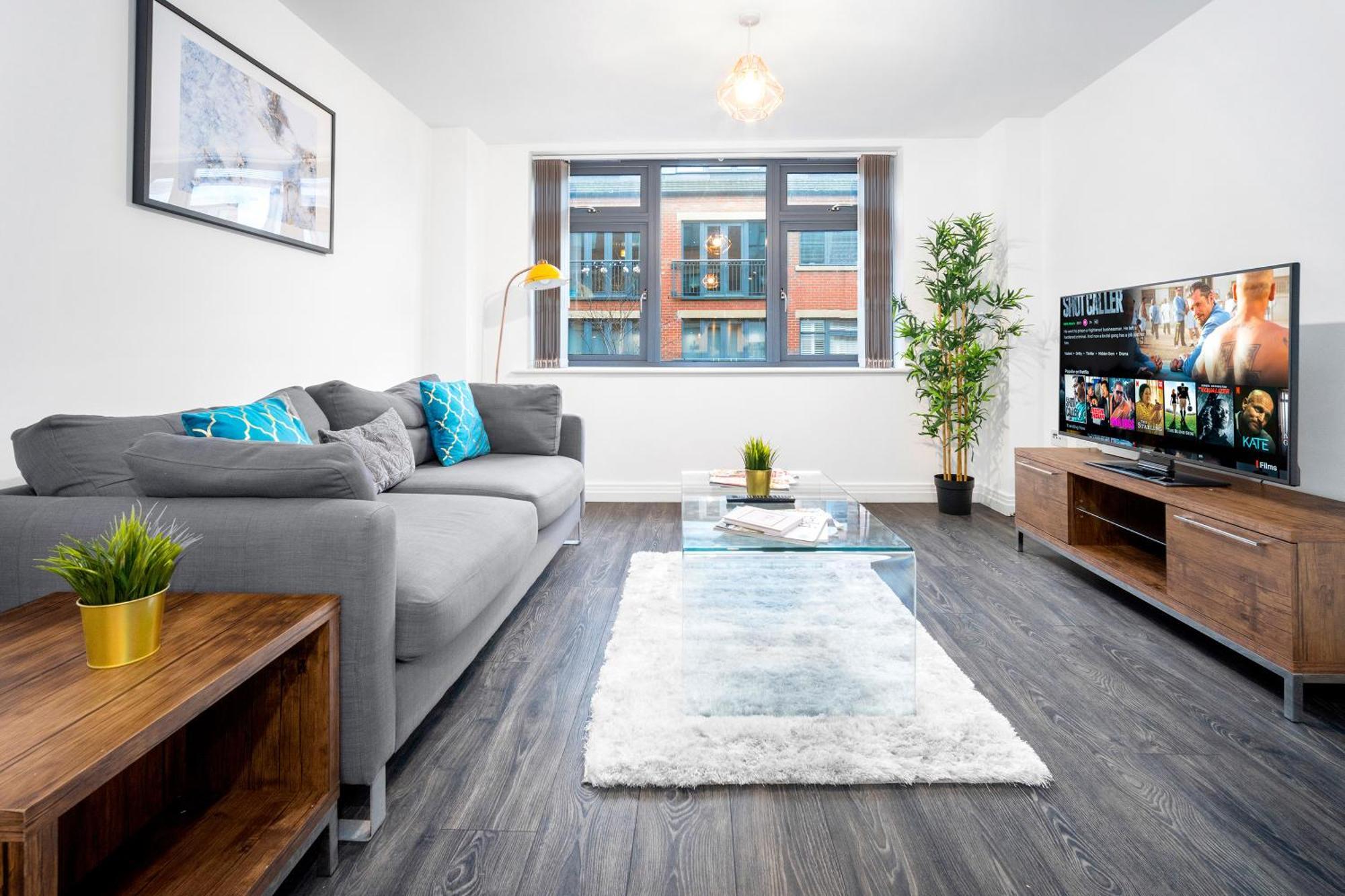 New Luxe Apartment - Secure Parking - Birmingham City Centre - Netflix - Wifi - Top Rated - 54M Esterno foto